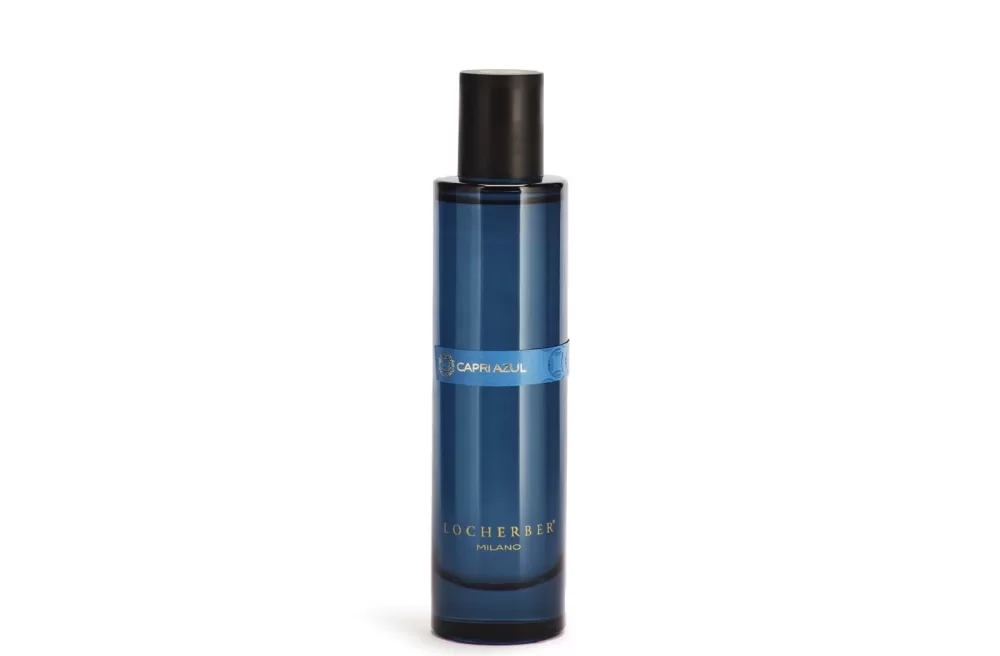 Locherber Milano Capri Azul Raumspray 100 ml | Skyline Collection | Frischer, blumiger Duft mit Zitrone & Jasmin | Luxuriöse Raumdeko