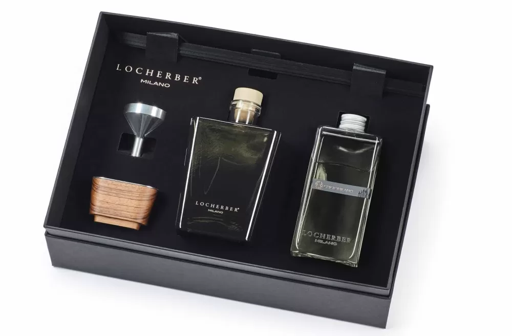 Locherber Milano Grigio Milano Geschenkset 500 ml | Skyline Collection | Eleganter Duft für Lebensart und Stil