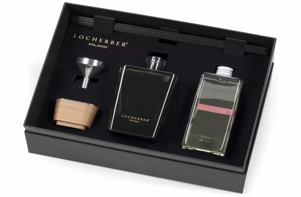 Locherber Milano Madeleine Rose Geschenkset 500 ml | Mood Collection | Fruchtiger, floraler Duft mit Damaszener Rose & Vanille