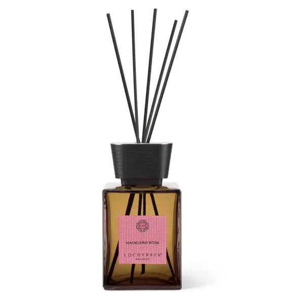 Locherber Milano Madeleine Rose Diffuser 1000 ml | Mood Collection | Floraler Raumduft mit Damaszener Rose, Cassis, Vanille & Eukalyptus