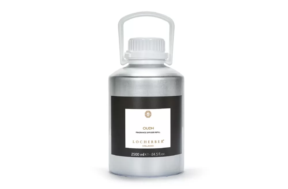 Locherber Milano Oudh Refill 2500 ml | Aromatischer Duft | Lifestyle Collection | Exklusive Essenzen | Holz & Amber Note