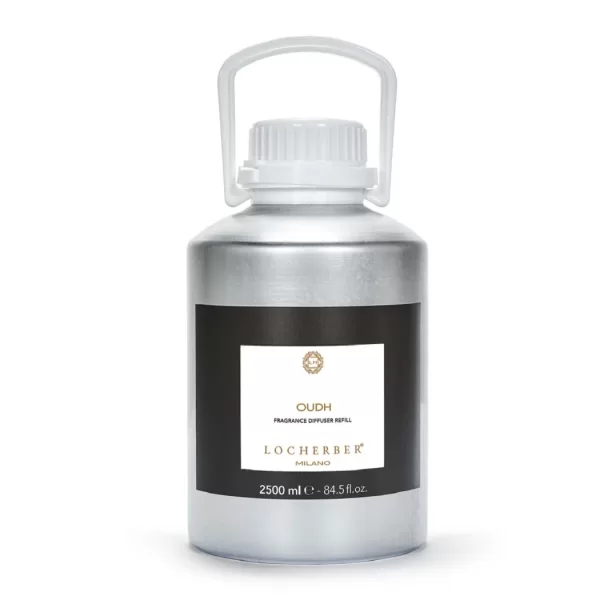 Locherber Milano Oudh Refill 2500 ml | Aromatischer Duft | Lifestyle Collection | Exklusive Essenzen | Holz & Amber Note