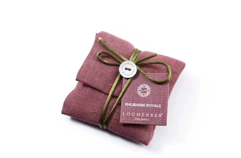 Locherber Milano Rhubarbe Royal Duftsachet | Mood Collection | Fruchtiger Raumduft mit Moschus | Unisex | 100g