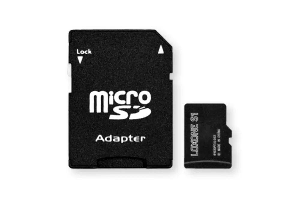 Loxone 8GB Industrie SD-Karte für Audioserver & Miniserver | Anpassbare Firmware, inkl. Micro-SD Adapter, langlebig bis 60x länger