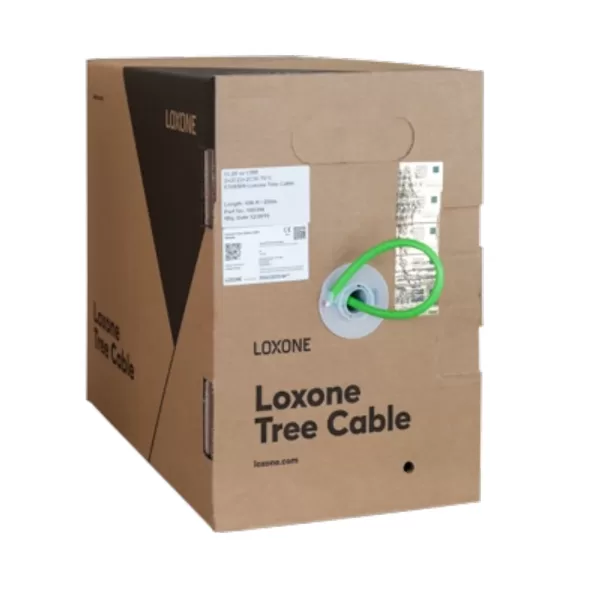 Loxone Tree Kabel 200m LSZH 2x1,5mm² & 2x0,6mm - Raucharm, Halogenfrei, Universell für alle Tree Produkte, CPR B2ca Zertifiziert