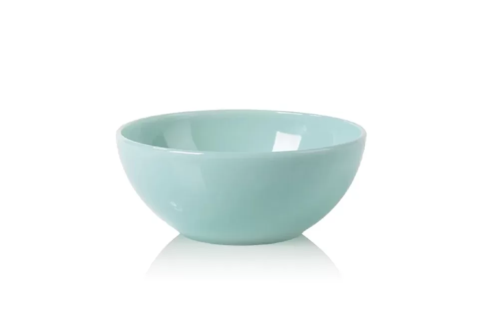 Lucie Kaas Milk Schale Medium Ø14 cm - Minty Haze, stilvolle Keramikschale für modernes Tischdesign und Dekoration