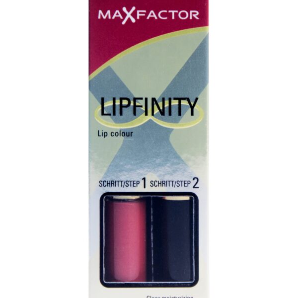 Max Factor Lipfinity 2-Step Long Lasting Lipstick - 070 Spicy, 24h Hold, Hydrating Topcoat, Intense Color, Perfect Shine, Liquid Lip Color