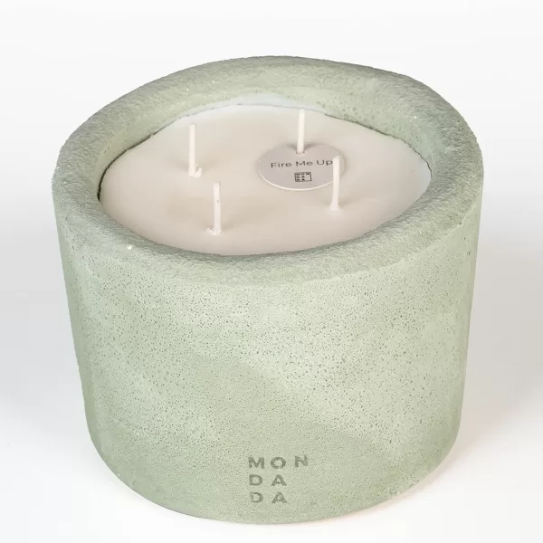 Mon Dada Urban Color Duftkerze S Slate Green | Down To Earth | Handgefertigte Soja-Kerze in Geschenkbox | Elegante Indoor-Dekoration