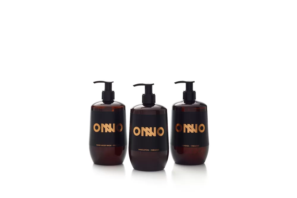 Onno Fabulous Geschenkset - 3 x 500 ml Handgel, Waschgel & Lotion, vegan, blumig-frisch, Zitrusfrüchte, Geranie, Damaskus-Rose, 100% natürlich