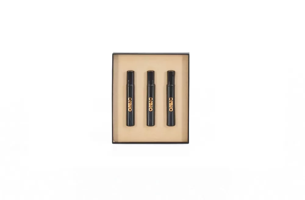 Onno Haute Parfumerie Woody Discovery Box – 3x10ml Eau de Parfum Sprays: Golden Oud, Mystic Oud, Bois d'Ambre in edler Geschenkbox