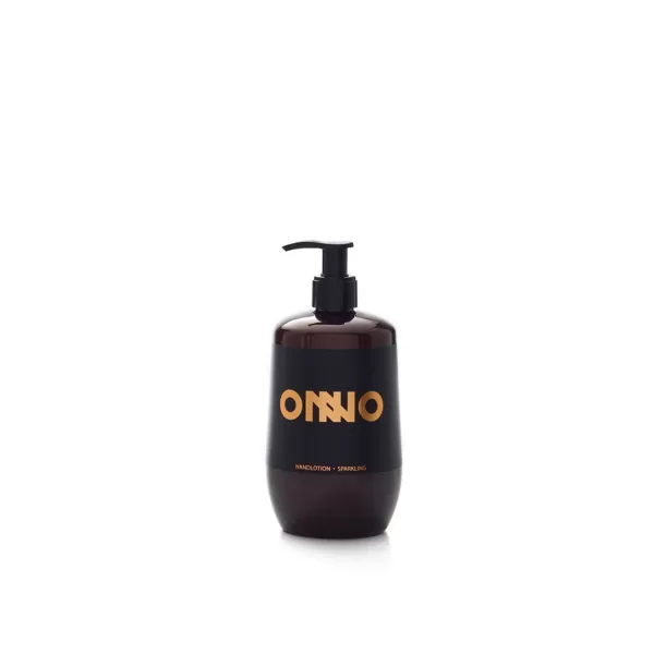 Onno Sparkling Hand- und Körperlotion 500 ml – Vitalisierend mit Kurkuma, Pfeffer & Bergamotte, Vegan, pH-neutral, 95% biologisch abbaubar