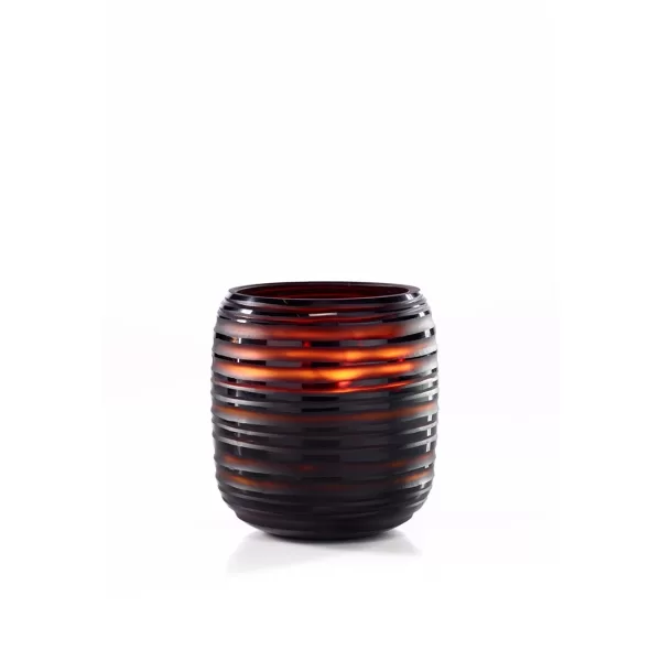 Onno Zanzibar Duftkerze XL - Sphere Amber, 600 Std. Brenndauer, frische Kräuter & Gewürze, handgefertigt, luxuriöse Geschenkbox, gratis Geschenktasche