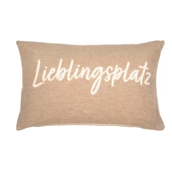 pad SNUG Kissenhülle Taupe 35x60 cm | Lieblingsplatz | Waschbar | Komfortable Dekoration für Sofa und Bett