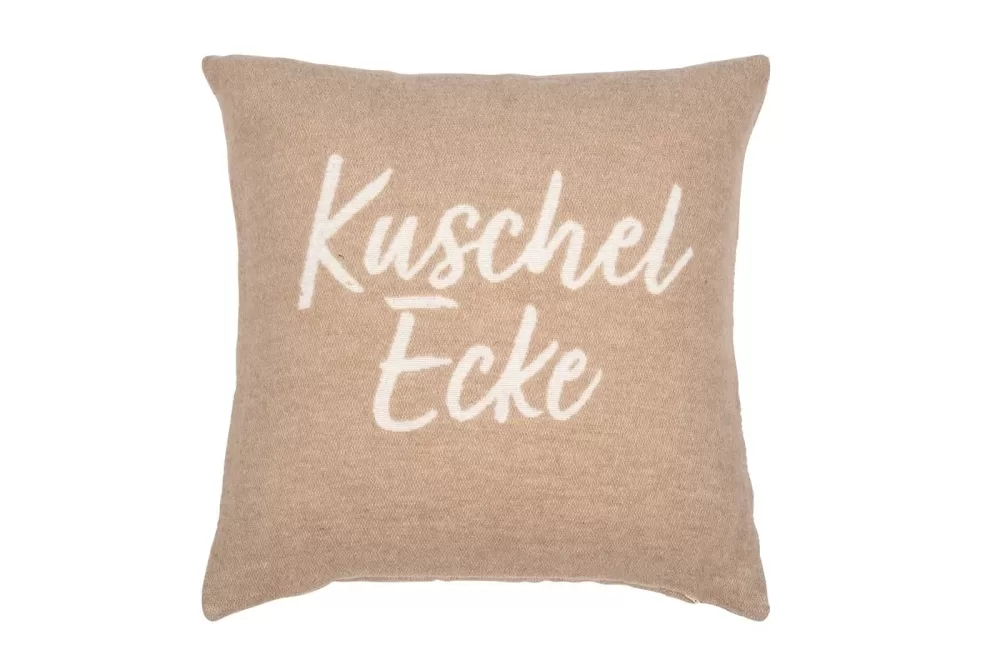 Pad SNUG Kissenhülle Taupe 45x45 cm – Stylische Kissenhülle für Sofa & Bett, waschbar, ideal für Kuschelecken, gemütliches Wohnen