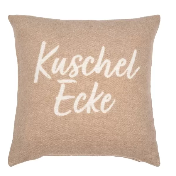 Pad SNUG Kissenhülle Taupe 45x45 cm – Stylische Kissenhülle für Sofa & Bett, waschbar, ideal für Kuschelecken, gemütliches Wohnen