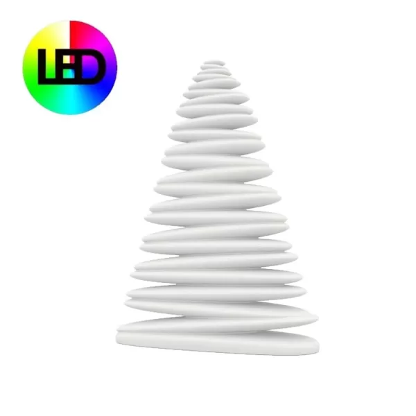 Vondom Chrismy LED-Weihnachtsbaum 100 cm - Akku, RGB-Farben, Fernbedienung, Innen/Außen, Designerleuchte von Teresa Sapey