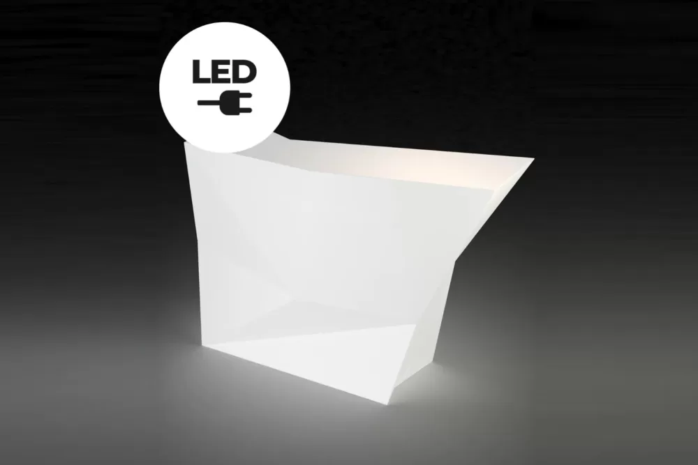 Vondom FAZ Bartheke Endmodul mit RGBW-LEDs – Modulares Design, hochwertig & stilvoll für Outdoor-Bereich, perfekt für individuelle Gestaltung