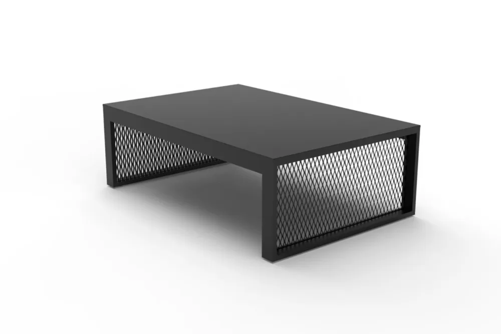 Vondom The Factory Couchtisch 120x80 cm Schwarz – Industrie-Design, wetterbeständig, modular, ideal für Innen- und Außenbereiche