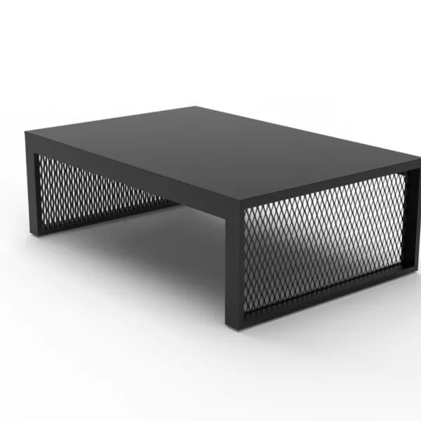 Vondom The Factory Couchtisch 120x80 cm Schwarz – Industrie-Design, wetterbeständig, modular, ideal für Innen- und Außenbereiche