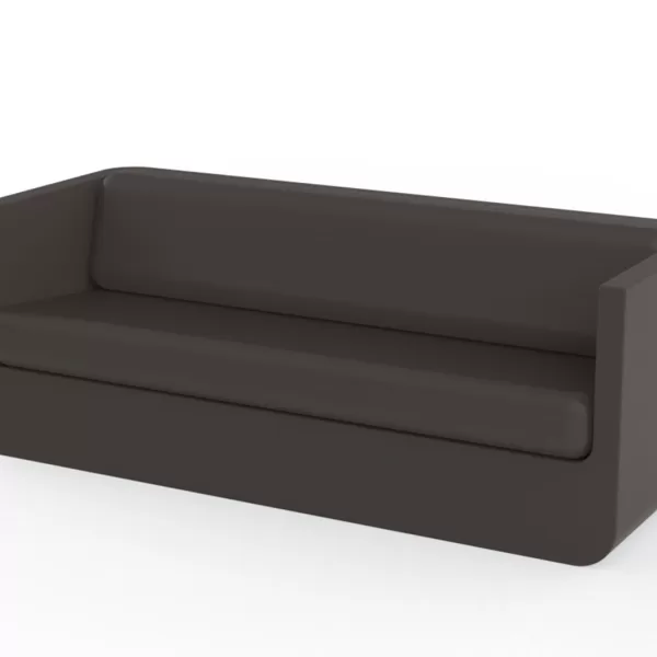 Vondom Ulm Sofa Bronze | Wetterfestes Designer-Sofa aus recycelbarem Polyethylenharz für Innen & Außen | Elegantes, ergonomisches Design