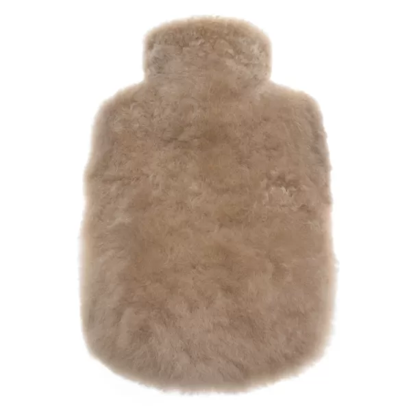 WEICH Couture Alpaca Wärmflasche CALMO Taupe – Junior, atmungsaktiv, hypoallergen, edle Alpakafaser, Geschenkbox, nachhaltiger Luxus