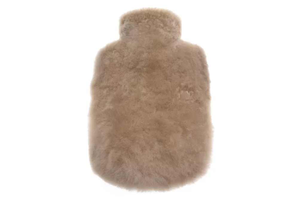 WEICH Couture Alpaca Wärmflasche CALMO Taupe – Pocket Size, edle Alpakafaser, atmungsaktiv, hypoallergen, Geschenkbox, nachhaltiger Luxus