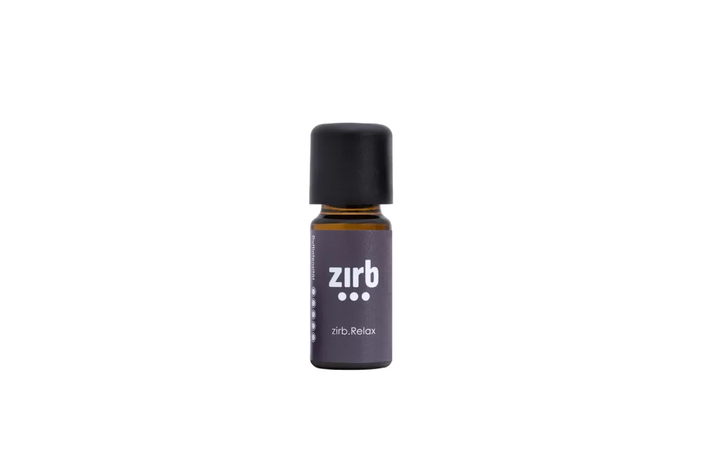 zirb. Relaxt Ätherisches Öl 10 ml - Bioqualität mit Lavendelnote für Duftlampen, Saunaaufgüsse & Kissenauffrischung - Entspannung pur