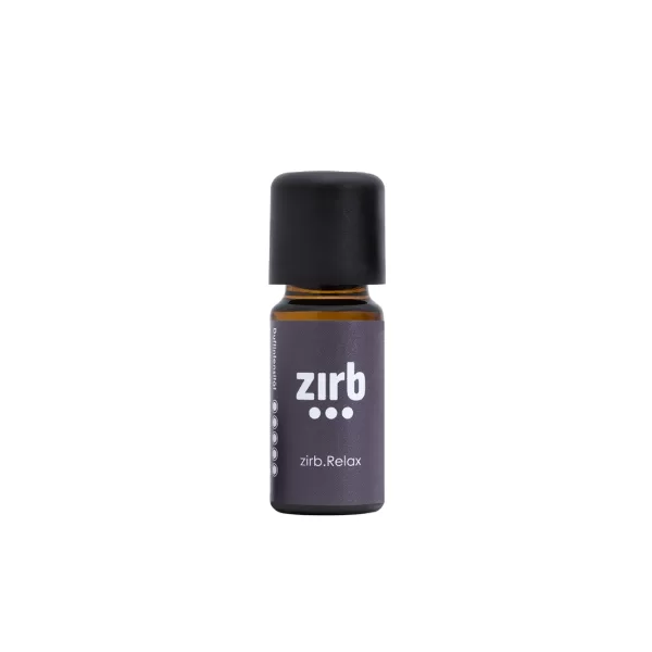 zirb. Relaxt Ätherisches Öl 10 ml - Bioqualität mit Lavendelnote für Duftlampen, Saunaaufgüsse & Kissenauffrischung - Entspannung pur