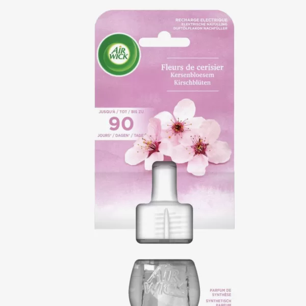 Air Wick Luchtverfrisser Navulling Fleurs de Cerisier - 19 ml - Magnolia & Kersenbloesem - Tot 90 Dagen Geur - Automatische Dispenser