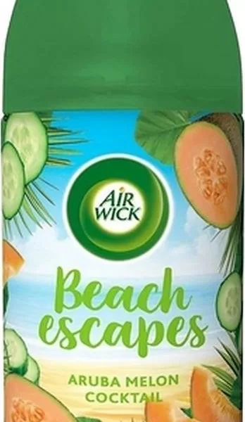 Airwick Freshmatic Navulling Beach Escapes Melon – 6x250ml Luchtverfrisser voor 60 Dagen Continue Geur, Maximaal Gebruiksgemak