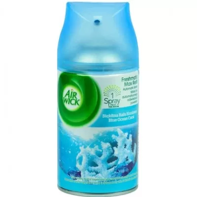 Airwick Freshmatic Max Nachfüllung – Blue Ocean Coral, Automatischer Raumspray, Frischer Duft, 250ml, Langanhaltende Frische für Ihr Zuhause