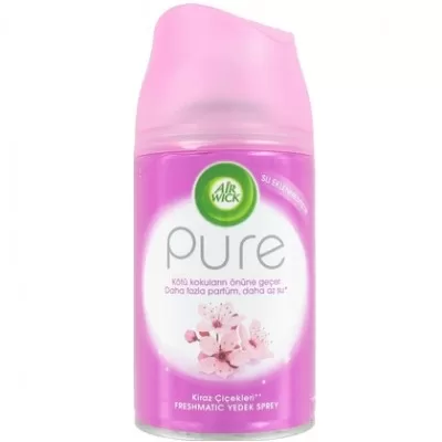 Airwick Freshmatic Max Nachfüllung – Pure Cherry Blossom Raumduft für angenehme Atmosphäre, 250ml, Frische & Blütenaroma