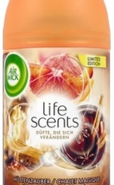 Airwick Life Scents Freshmatic Navul - Kaneel Citrus, 6 Stuks, Automatische Geurverspreider voor een Frisse Huisgeur