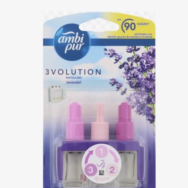 Ambi Pur 3 Volution Luchtverfrisser Lavendel 20ml - Variabele Geuren Elke 45 Minuten voor een Altijd Frisse Huissfeer