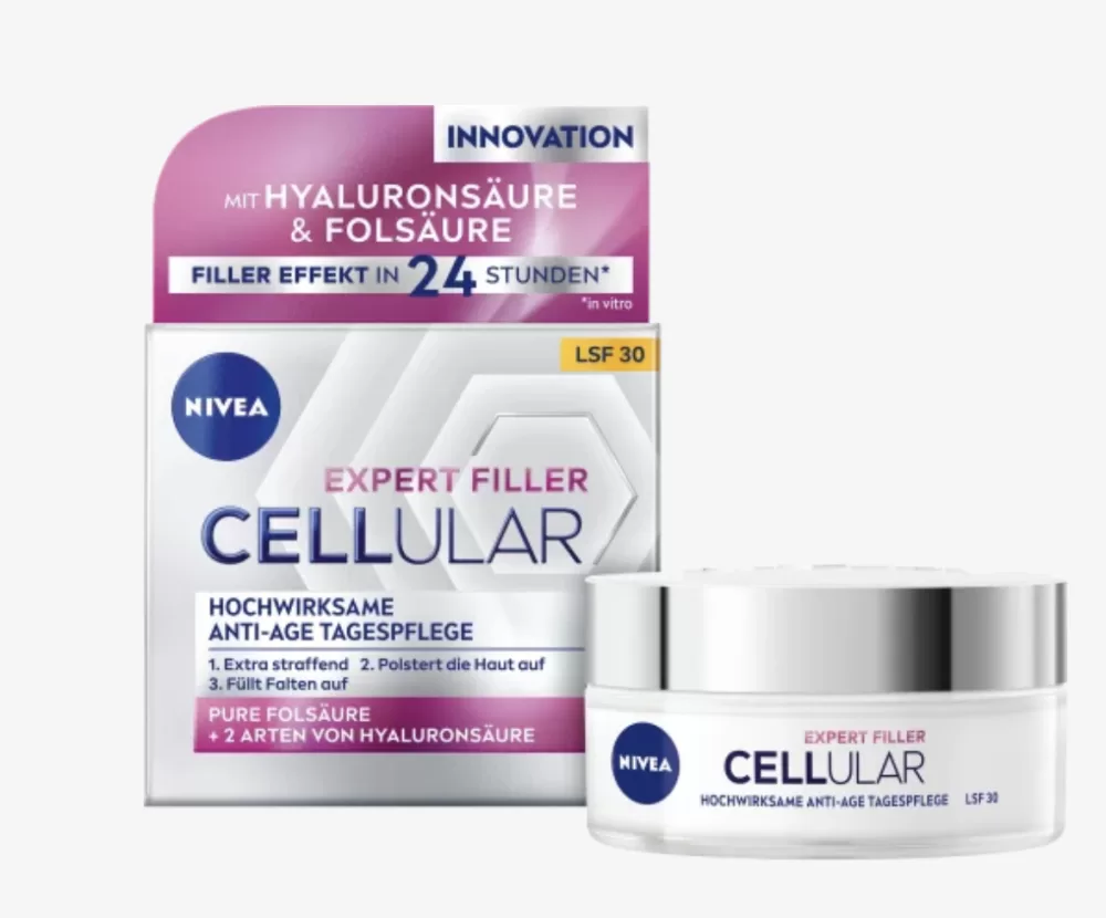 Anti-Age Gezichtscreme Cellular Expert Filler SPF 30 - 50 ml für straffe, jugendliche Haut und Sonnenschutz