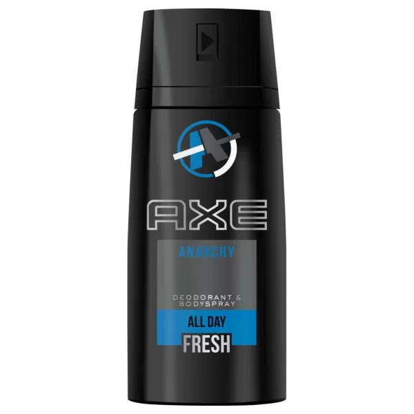 Axe Anarchy Deodorant Bodyspray voor Mannen 150 ml - 3 Stuks | Fruitige & Houten Geur | Langdurige Bescherming tegen Geuren