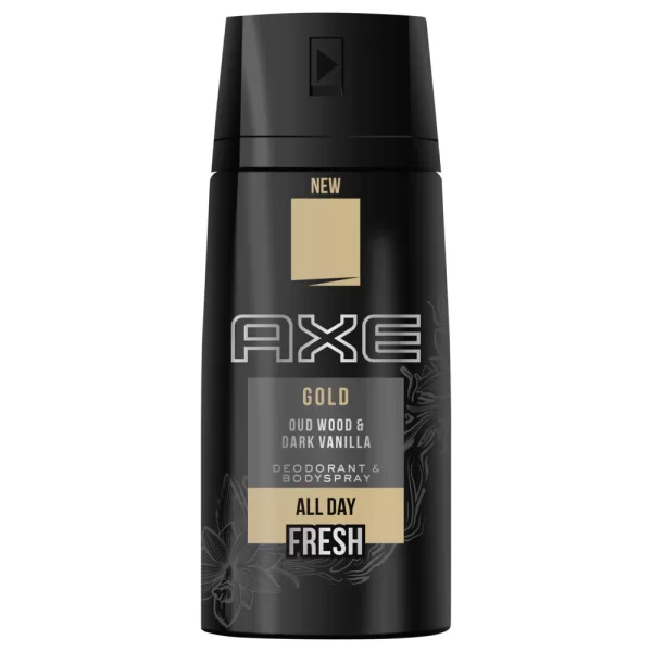 Axe Gold Deodorant Bodyspray 150 ml - Langdurige geur, Verfrissing voor elke dag, Perfect voor mannen, You Gold!