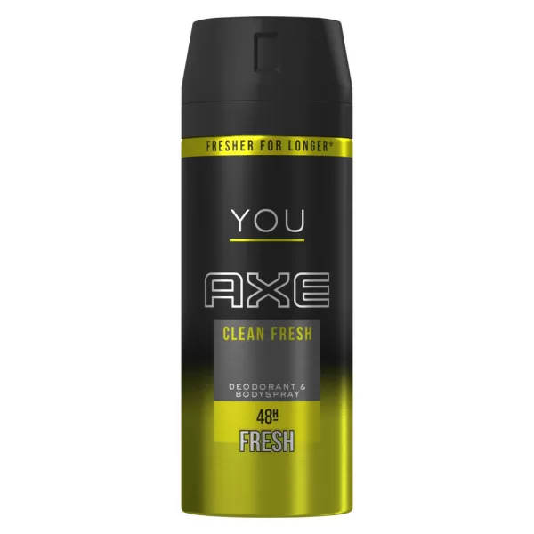 AXE Deospray Clean Fresh 150 ml - 3-pack, Verfrissende geur, Langdurige bescherming, Geschikt voor bovenlichaam, #YouGotSomething