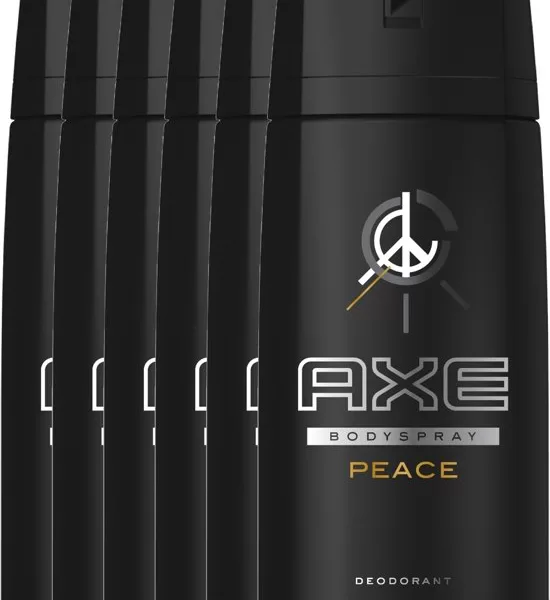 Axe Deospray Peace – 6er Pack (150ml) | Frischer Duft für Männer | Langanhaltender Schutz & Pflege