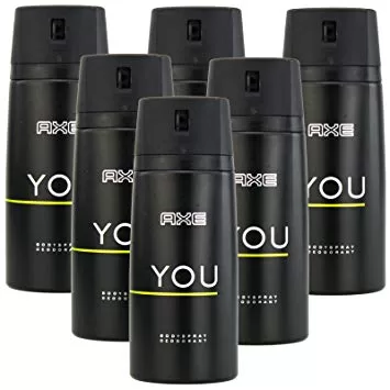 Axe Deospray You 6x150ml – Männerdeo für langanhaltenden Frische, Duft & Schutz – Ideal für Alltag und Sport – 6er Pack