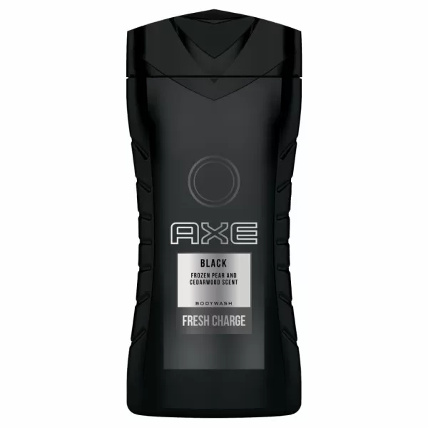 AXE Black Douchegel 250 ml – 3 stuks, verfijnde geur van bevroren peer en cederhout, fris en subtiel, ideaal voor dagelijkse verfrissing.