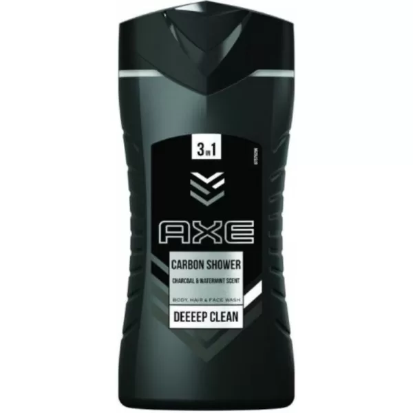 Axe Douchegel Carbon 250 ml - 3 stuks | Verleidelijke en frisse geur | Verfrissing voor de hele dag | Ideaal voor dagelijks gebruik