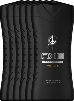 Axe Douchegel Peace, 6x250ml – Erfrischendes Duschgel für Männer, belebender Duft, Pflegeserie, ideal für tägliche Anwendung, 6er Pack