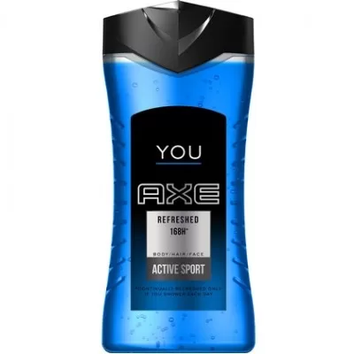 Axe Douchegel You Refreshed 250ml - Moderne Männerschönheit mit erfrischendem Duft für die tägliche Pflege