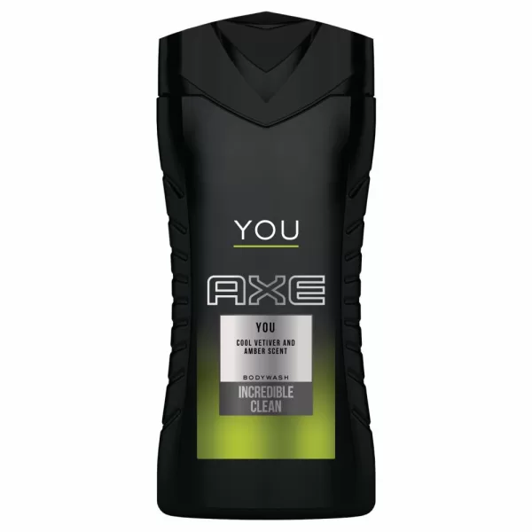 AXE You Douchegel 250 ml - 3 stuks | Moderne geur met vetiver, amber & zwarte peper | Verfrissend en mannelijk | Claim je uniekheid!