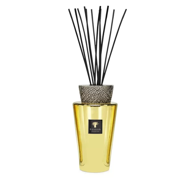 Baobab Aurum Totem Luxury Diffuser 5L - Handgefertigter Flakon, Jasmin & Moschus, Les Exclusives, Geschenkbox inkl. Duftstäbchen