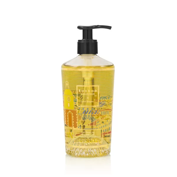 Baobab Saint Tropez Duschgel | My First Baobab Cosmetics | Aromatischer Duft von Thymian, Basilikum & Minze | Feuchtigkeitsspendend, 250ml