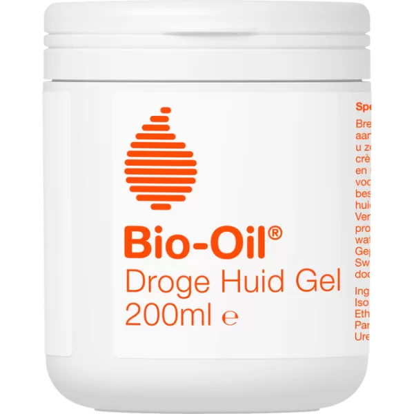 Bio-Oil Droge Huid Gel 200ml - Hydrateert en verzacht droge huid, verbeterde formule met olie, ideaal voor dagelijkse verzorging.