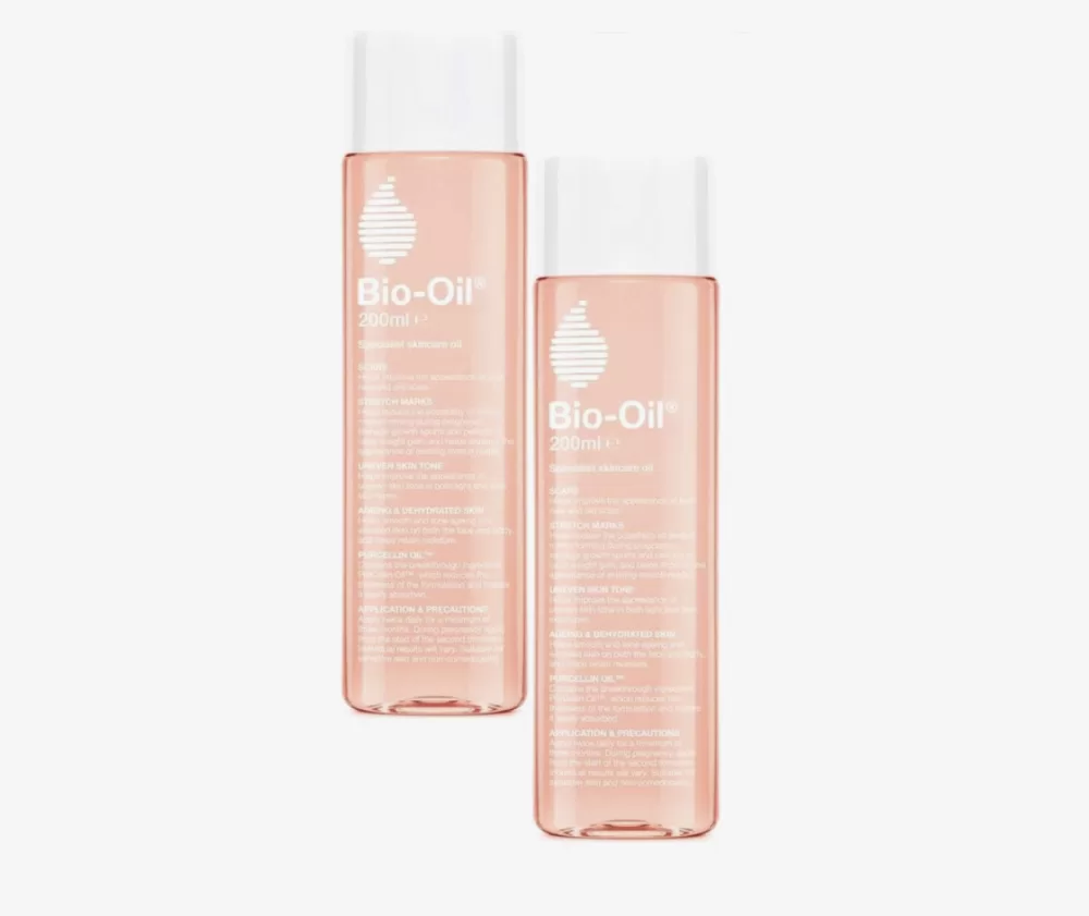 Bio-Oil Huidverzorgingolie - 2 x 200ml Voordeelverpakking voor Littekens, Striae, Droge Huid en Rimpels - Effectieve Verzorging met PurCellin Oil