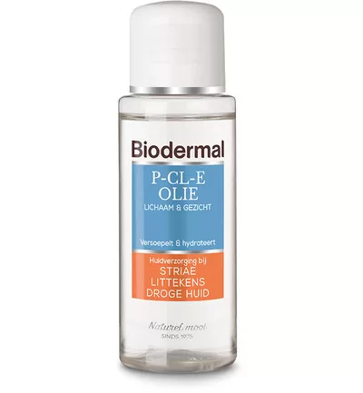 Biodermal P CL E Olie 75ml - Multifunctionele Droge Olie met Natuurlijke Ingrediënten voor Verzorging en Heling van de Huid